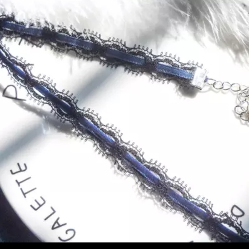 Black lace Velvet Choker necklace